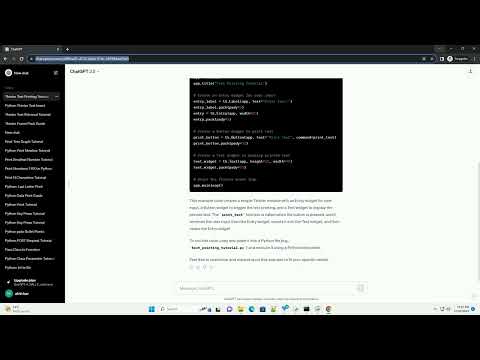 Python Tkinter Print Text