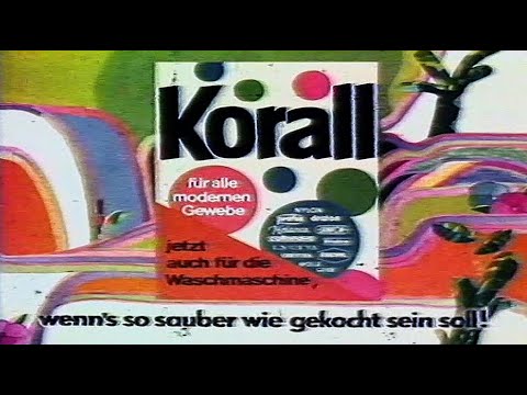 Korall Werbung 70er