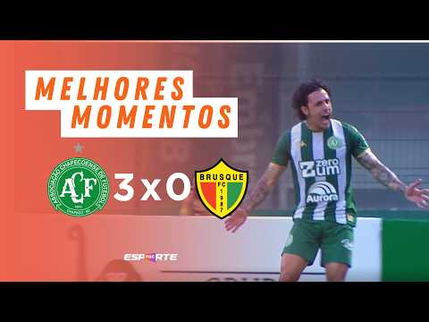 Gols e lances de Chapecoense x Brusque