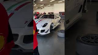5 Ferrari 599XX Racing Cars In On Garage! #shorts