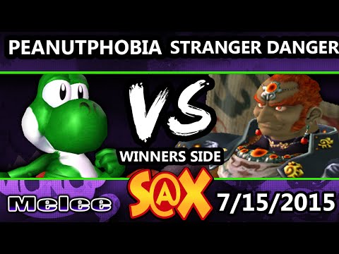 S@X 106 - Peanutphobia (Yoshi) Vs. Stranger Danger (Ganondorf) SSBM Tournament - Smash Melee