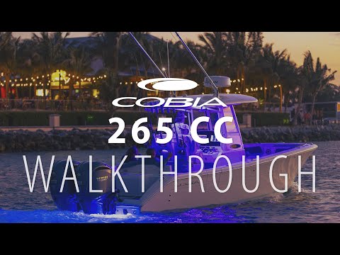 2027 Cobia 265 Open Center Console Video