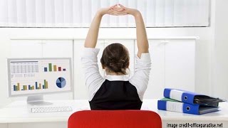 how to exercise while sitting at your computer