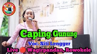 Download lagu Caping Gunung || Voc. Siti Lengger || New Arista Music || Banjarnegara || Live 🔴 Wagirpandan mp3