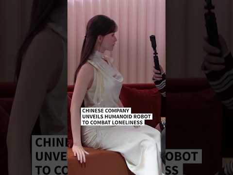 Video Thumbnail: Chinese company unveils humanoid robot to combat loneliness | AFP