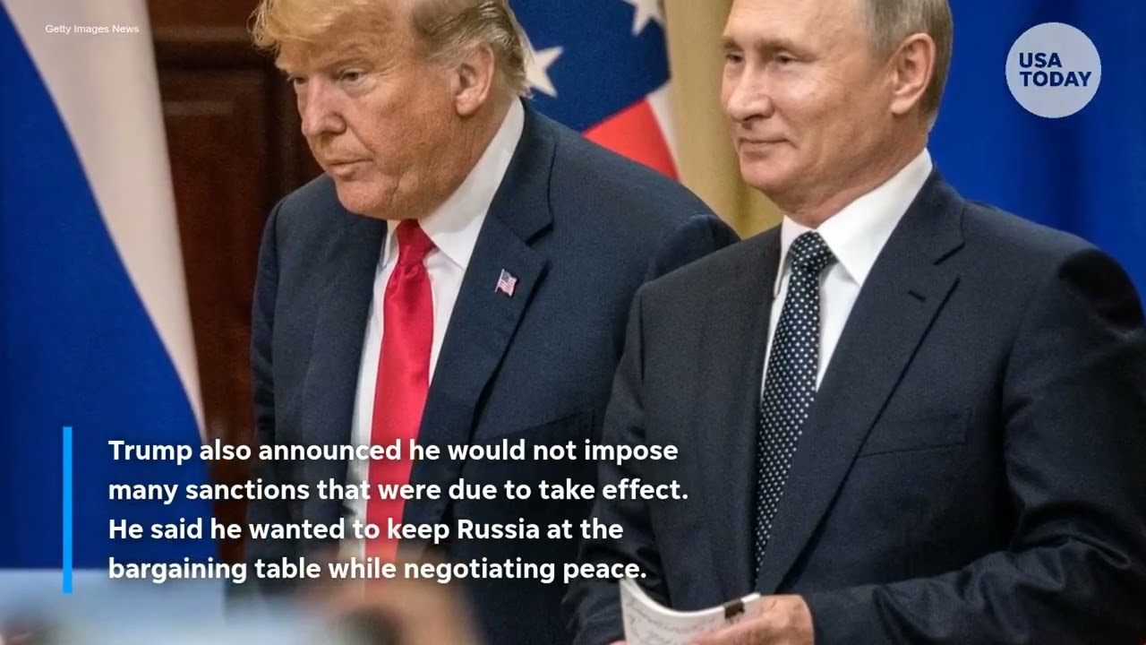 Trump defends easing sanctions on Russia amid rising anger in Congress