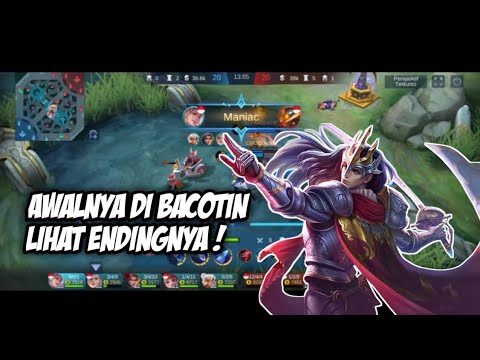 PRANK NOOB PAKE LANCELOT❗LIHAT ENDINGYA AUTO MANIAC❗