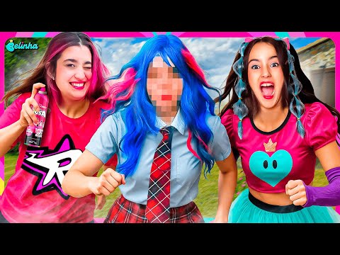 NOS VINGAMOS DA ZARA PINTANDO O CABELO DELA DE ROSA (A MENINA QUE NÃO GOSTA DA BELINHA) 