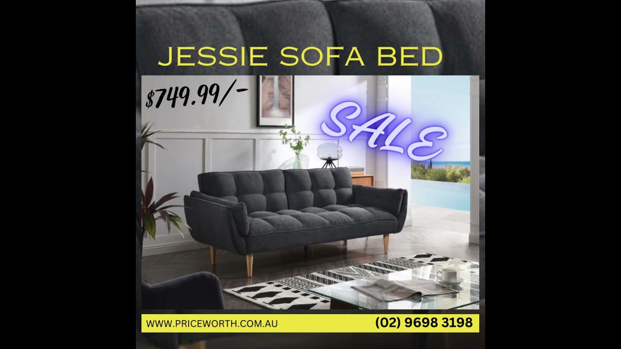 JESSIE SOFA BED ON SALE FOR $749.99/-  #sydney #furnituredeals #furniture