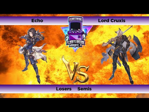 Flynn's Arcade 058 Losers Semis - Echo (Lancelot) Vs Lord Cruxis (Eustace) Granblue Fantasy Versus