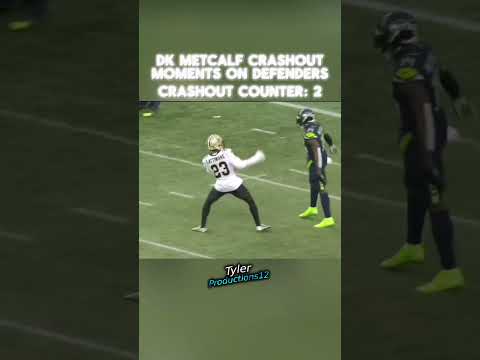 Dk Metcalf Crashout Moments 😤 #shorts #nfl