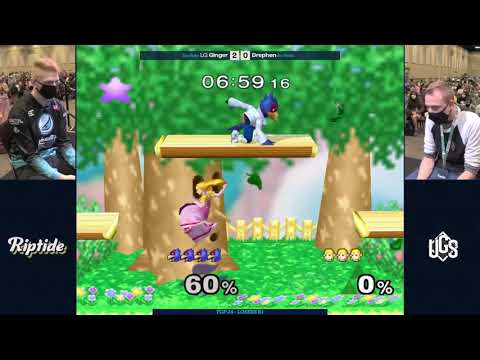 LG Ginger vs Drephen - Singles Bracket Melee: Round of 24 - Riptide | Falco vs Sheik