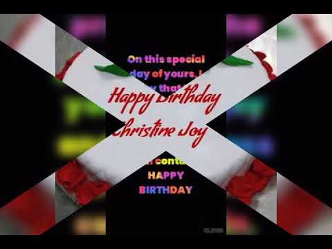 Happy Birthday Christine Joy Tagle 01_11_2021_22_22