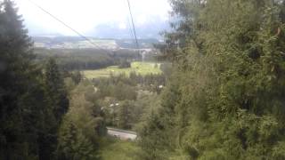 preview picture of video 'Down with the ropeway from Patscherkofel - Igls - Innsbruck - Austria'