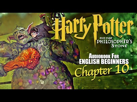🧙‍♂️⚡HARRY P0TTER BOOK 1 Ch-10⚡🧙‍♂️ audiobook for English Beginners (Leitura Guida)