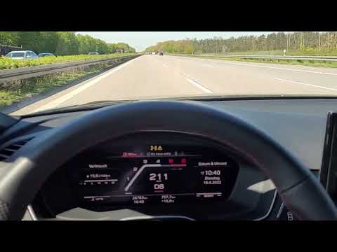 Audi S4 Avant V6 TDI 341 PS Autobahn Beschleunigung 100-236 kmh