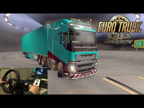 Stavanger - Bergen | Chaos am unterirdischen Kreisel - Volvo FH | Let's Play ETS 2 MP #254 [G27]