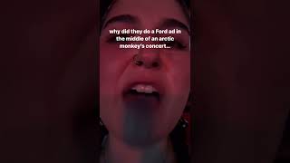 why did this happen at the arctic monkey's concert...?