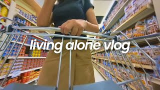 day in my life living alone in manila — grocery shopping with prices, restocking monthly essentials