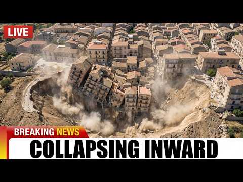 Sicily Landslide WORSE Than Reported— Ground Collapsing INWARD, Engineers Say It CAN'T Be Stopped!