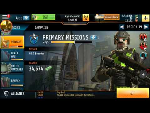 Kill Shot Bravo Region 19=29 Primary Mission Complete