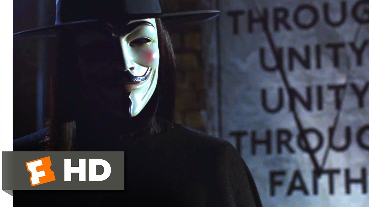 Watch video V for Vendetta (2005) - You May Call Me V Scene (1/8) | Movieclips Now V for Vendetta (2005) - You May Call Me V Scene (1/8) | Movieclips