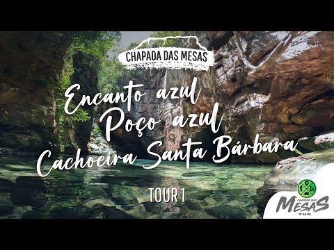 Chapada das Mesas - Encanto Azul, Poço Azul e Cachoeira de Santa Bárbara (Tour 1)