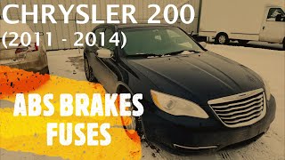 Chrysler 200 - ABS BRAKES FUSE LOCATION (2011 - 2014)