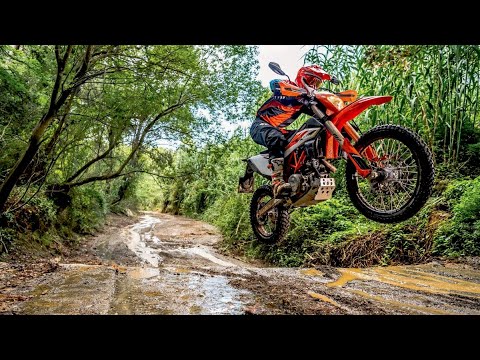 Enduro Free Ride in the Forest | Dirt Bike Pleasure [HD]