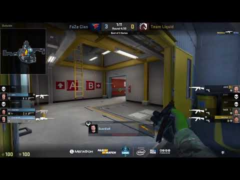 FaZe GuardiaN clutch 1v3 vs. Liquid @ ESL One Belo Horizonte 2018