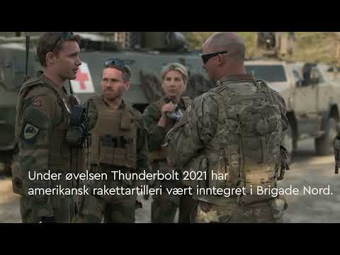 US Army MLRS rocket artillery in Norway