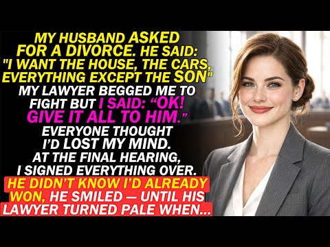 My Husband Took Everything In The Divorce — I Smiled And Said "Thank You"