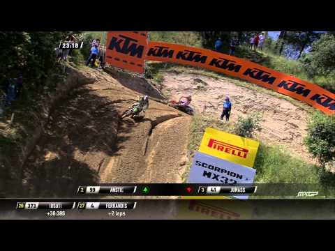 Max Anstie vs Pauls Jonass MXGP of Spain 2015 - motocross