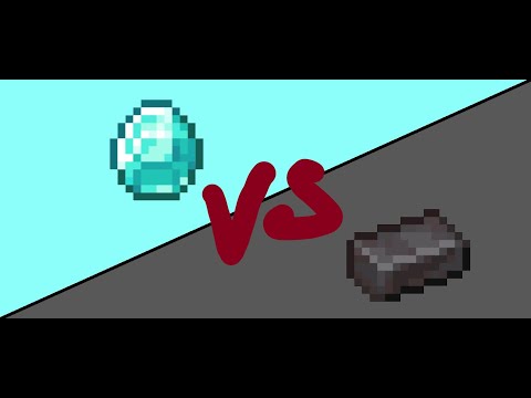 Diamond vs Netherite (vs Gold) | Who will win | Minecraft
