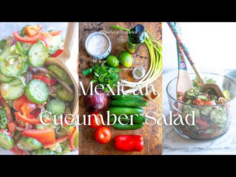 🤩 How to Make a Healthy & Flavorful Mexican Cucumber Salad | ¡Hola! Jalapeño