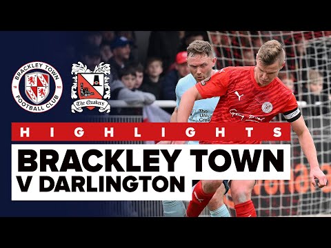 HIGHLIGHTS  Brackley Town 1-0 Darlington - Saturday 3rd February 2024