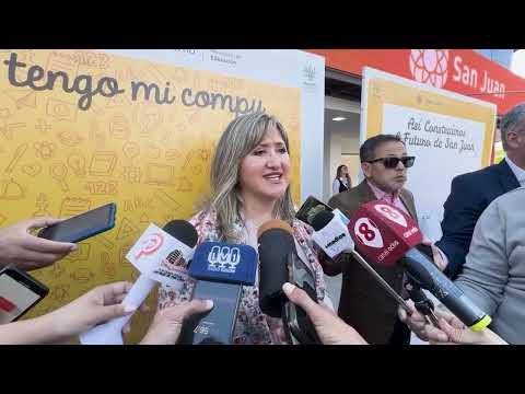 San Juan continúa con la entrega de computadoras escolares en Chimbas, Ullum, Zonda y Pocito