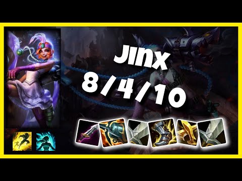 Jinx Gameplay Challenger Replay S11 - 11.5 Bot Lane (8/4/10) - TURKISH