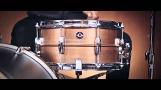 Video thumbnail for Q Drum Co. Gentleman's Series 14x7" Copper Snare Drum by Peter Lewis