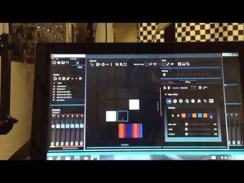 My DMX 2.0 Project. Video 8. Editing an effect.  Custom matrix.