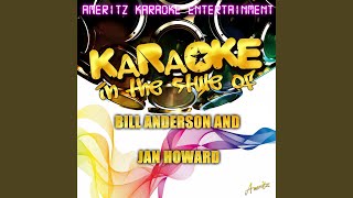 If It's All the Same to You (In the Style of Bill Anderson and Jan Howard) (Karaoke Version)