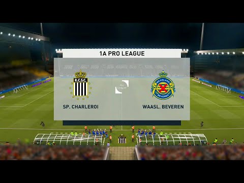 Charleroi vs Waasland Beveren | Belgian Pro League (02/12/2020) | Fifa 21