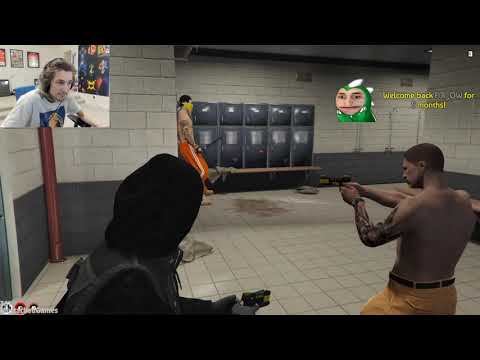 xQc and his crew get shot down after starting a prison riot | GTA NoPixel Highlights