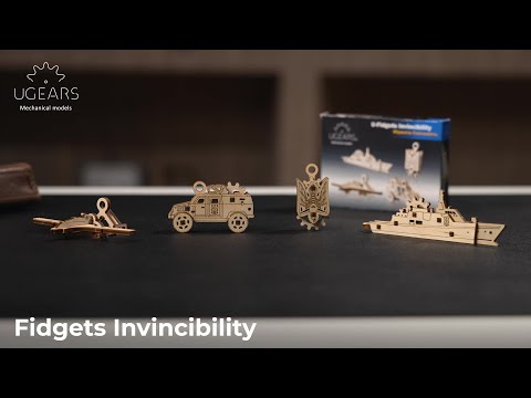 Механический 3D пазл UGEARS Фиджеты Несокрушимость (70198)