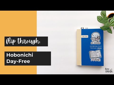 How I Use the Hobonichi Day-Free For Book Reviews & Notes | Flip Through
