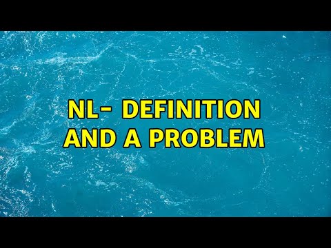Nl Definition And A Problem