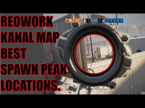 RAINBOW SIX SEIGE KANAL REWORK MAP SPAWN PEEKS | PARKOUR SPAWN PEEKS ON NEW MAP