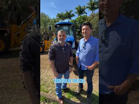 Ouroeste e Arabá recebem novo trator em ação conjunta de lideranças políticas