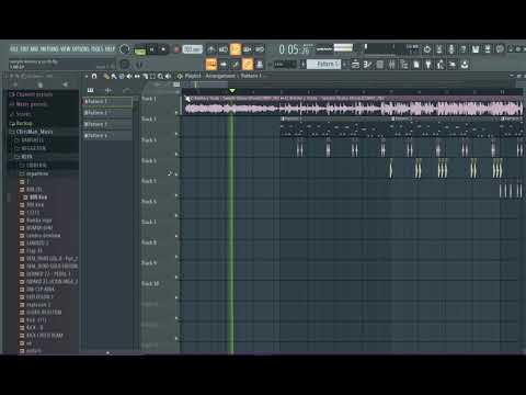 Asi hize la instrumental "Sample" de el kimiko y yordi en Fl Studio FLP