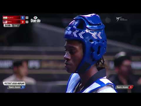 509 M-54kg R-32 SALIM Omar gergely HUN 🔵 vs 🔴 TAN Sebastian MAS I Guadalajara 2022 WT Championships